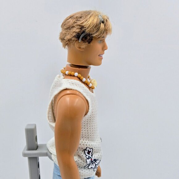 Cali Girl Ken Barbie Doll Blain Blonde Rooted Hair 2003 C6464 Mattel Read - Picture 12 of 16